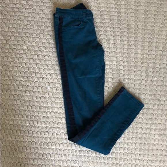 AEO Mid-Rise Super Stretch Jeans (Teal) - Picture 2 of 4